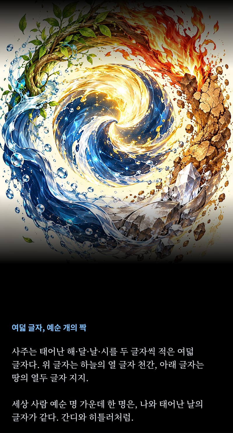 소설로 배우는 사주팔자 9쪽